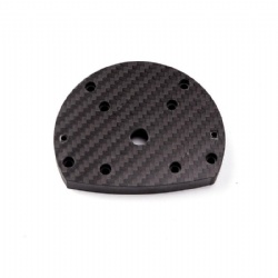 Matte CNC Part with Holes