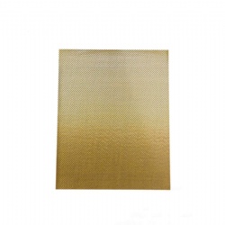 Golden Carbon Fiber Sheet